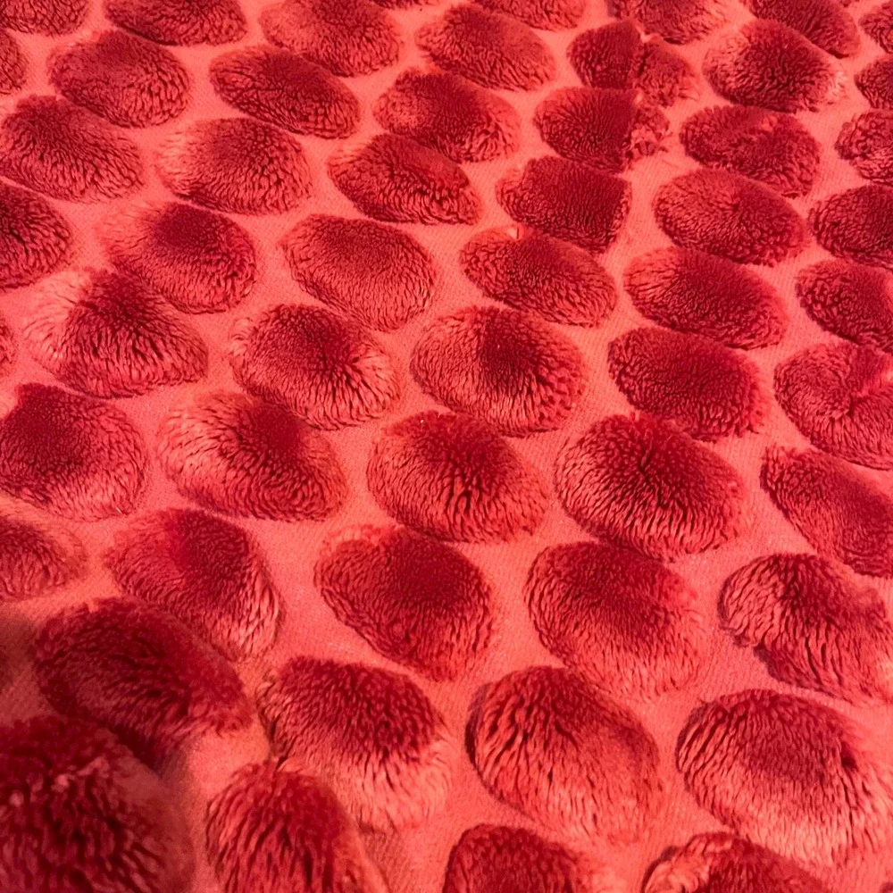 Pier 1‎ Imports Throw Blanket 50x50 Velvet Dots Textured 3d Decorative